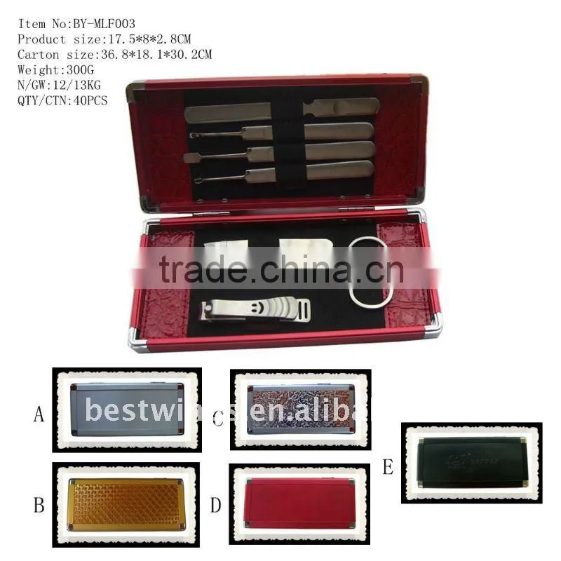 High Class Manicure Sets in Aluminium Case/Gift Sets