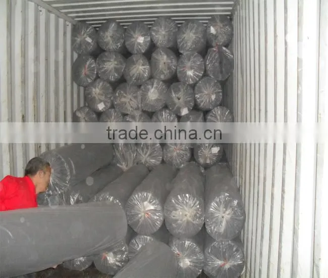 Needle punching nonwoven polyester felt fabric