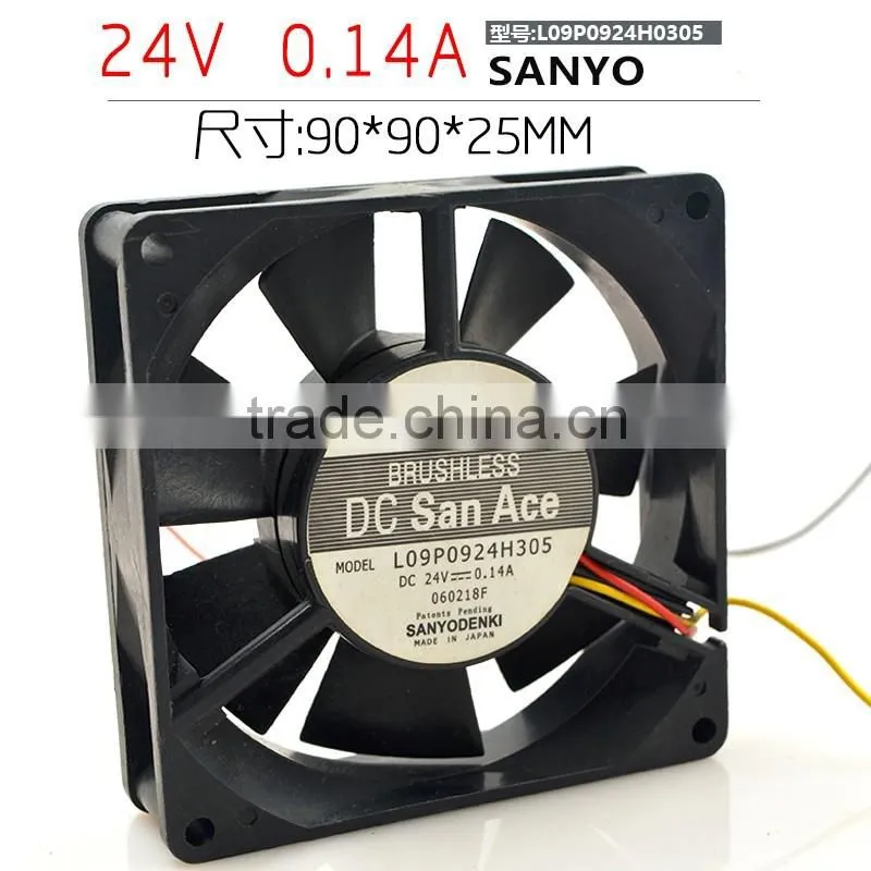 Rotary fan L09P0924H305 24V 0.14A 9025 9CM with 60 days warranty