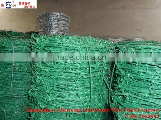 Hot promotion high quality PVC-coated barbed wire ZX-BSCS01