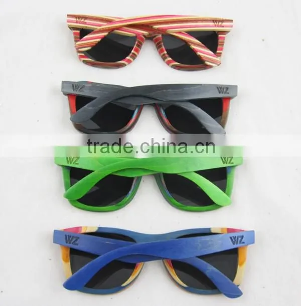 engraving logo cheap wooden men sunglasses