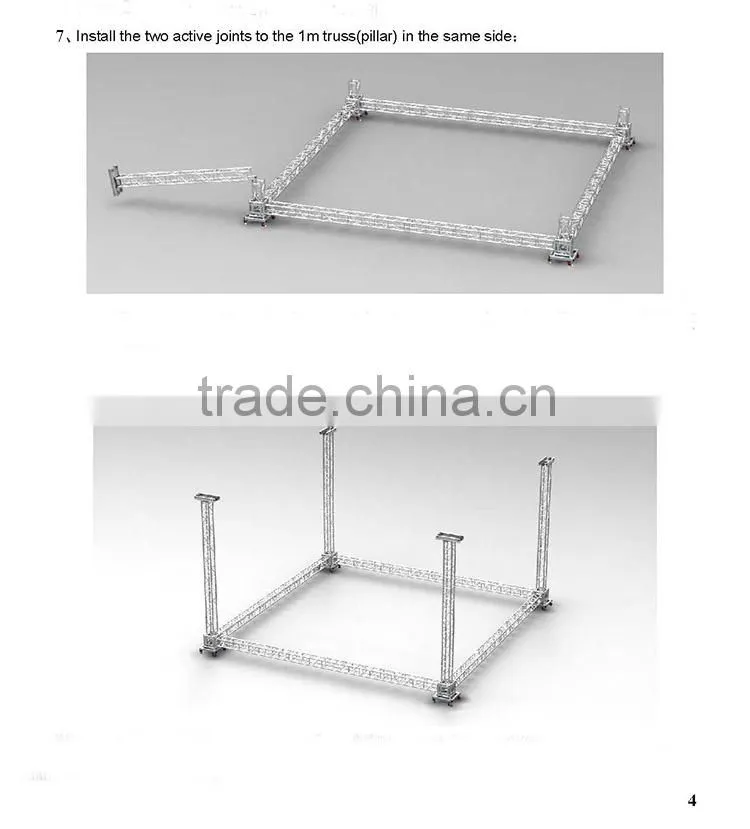 290x290mm light wieght aluminum truss in Guangdong