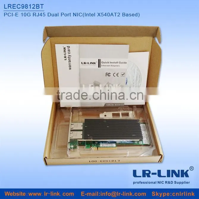 Intel X540 Chipset 10Gb Ethernet PCIe x8 Dual Port network card Brand Compatible X540-T2