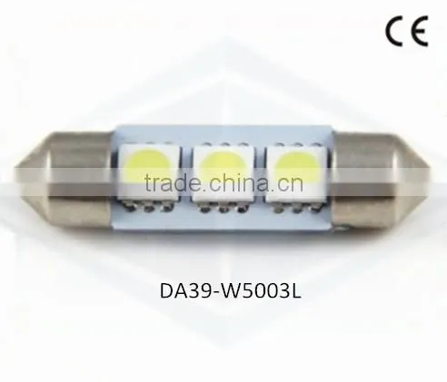 high quality super bright auto car led for festoon light 5050smd 3pcs