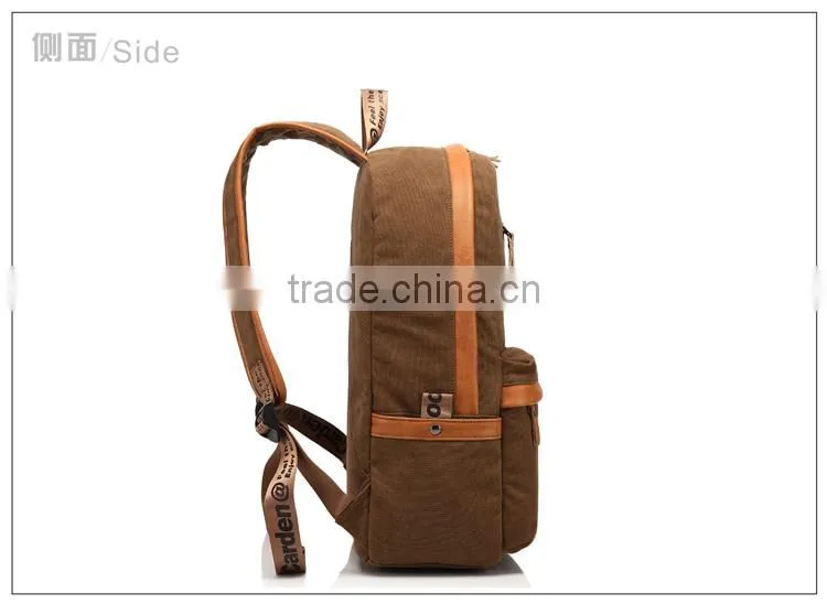 15 inch laptop backpack,new style hiking backpacks,high quality vintage canvas backpacks
