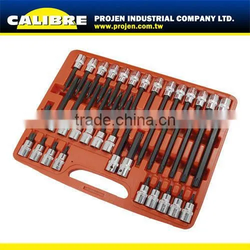 CALIBRE 26PC 1/2"Dr Ribe Profile Bit Set