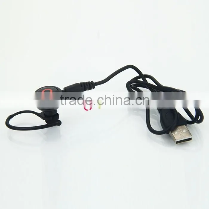 Universal Type Button Style 1-to-2 High-fidelity Stereo Wireless Bluetooth Headset Black