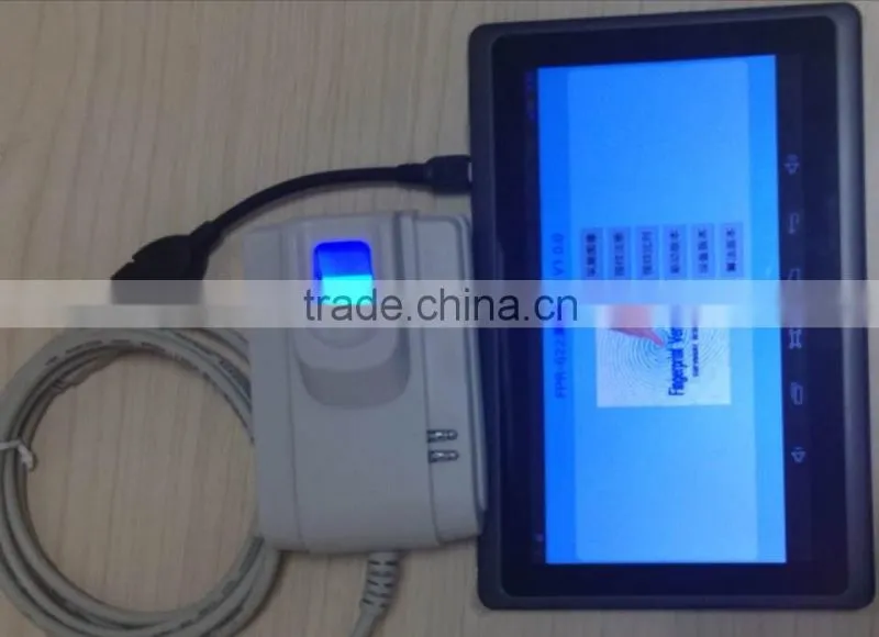 FPT 601 mini android tablet with biometic fingerprint scanner FPR622