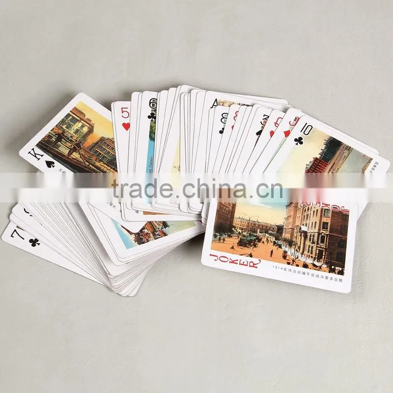Combining strong fashion with tradition Shanghai impression playing cards