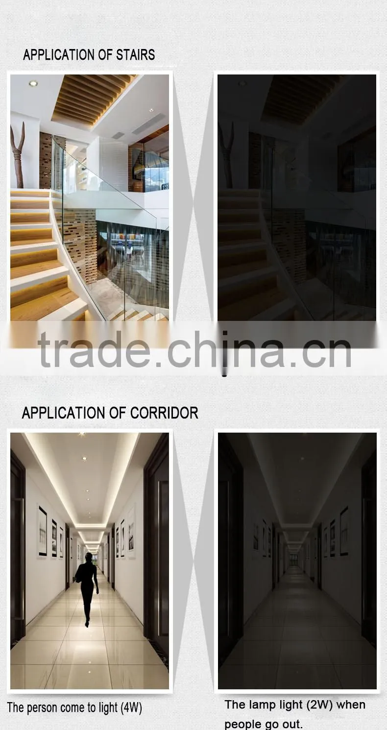 Wholesale E27 motion sensor bulb light 8m sensor distance high sensitivity sensor bulb
