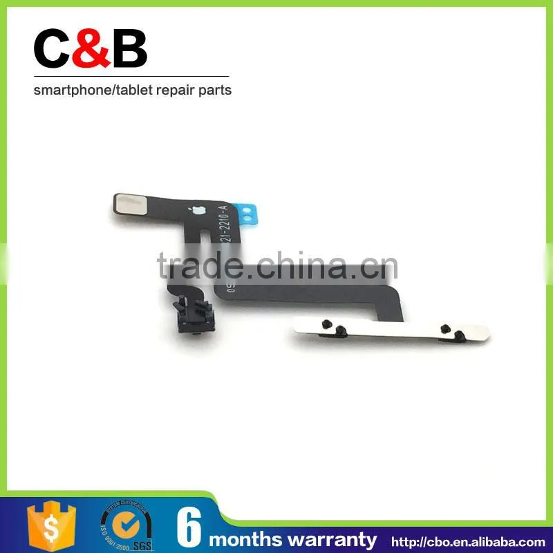 Audio headphone flex cable for iphone6 plus, volume flex for iphone 6 plus