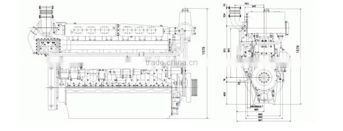 water-cooled Diesel Engine made in china