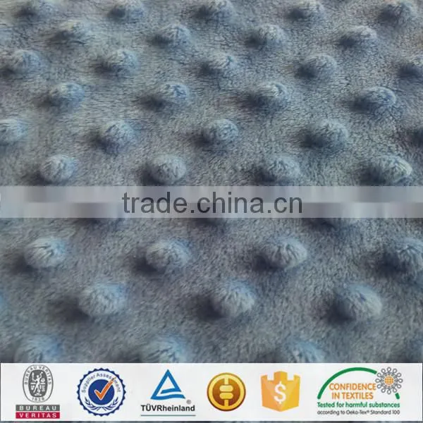 320GSM Wholesale Minky Dimple Dot Fabric