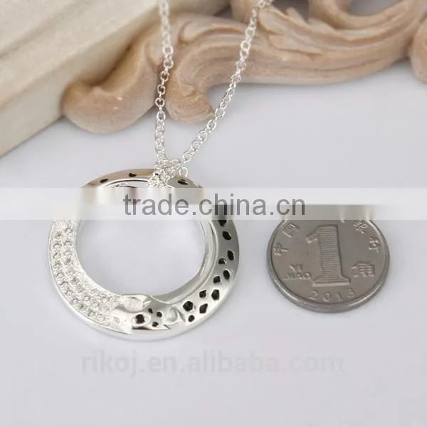 2015 Wholesale new ring shape stainless steel pendant