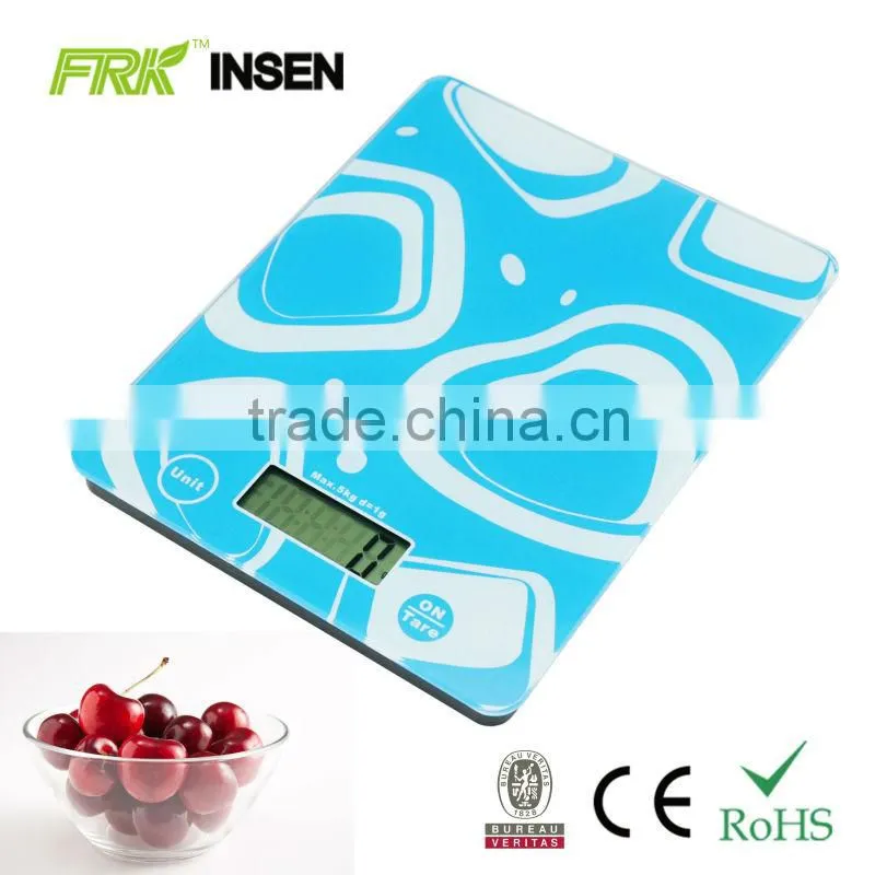 2016 hot sell kitchenware digital fruit scale accurate 1 gram for health kitchen food weighing measure