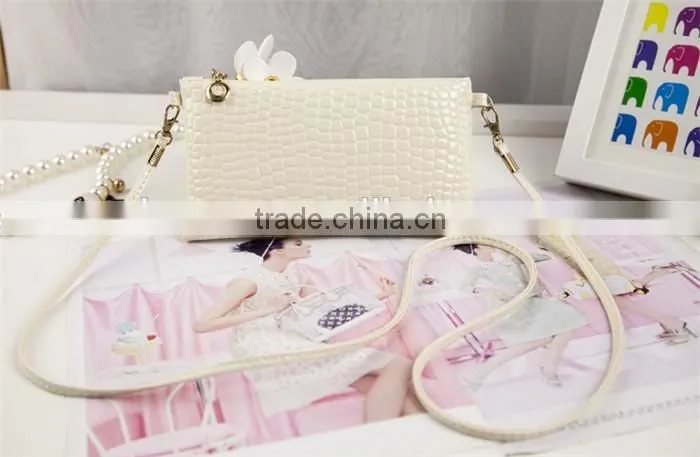 Low cost leather sling shoulder bag ladies purses handbags