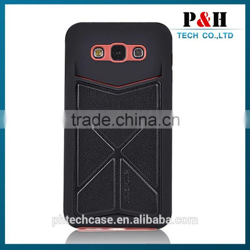 Cell Phone PU Leather Protector Case for Samsung Galaxy E7