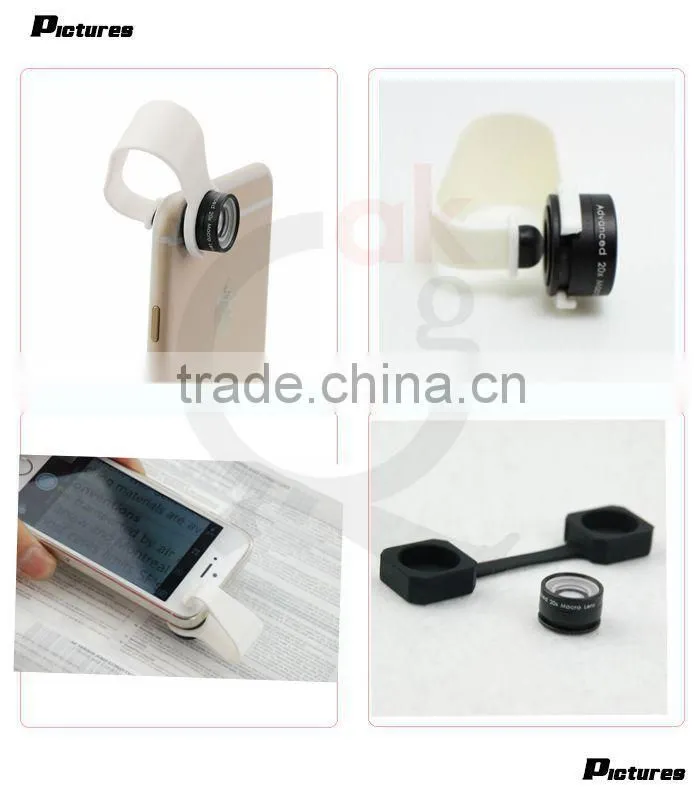 phone accessories 20x macro lens mobile phone camera lens