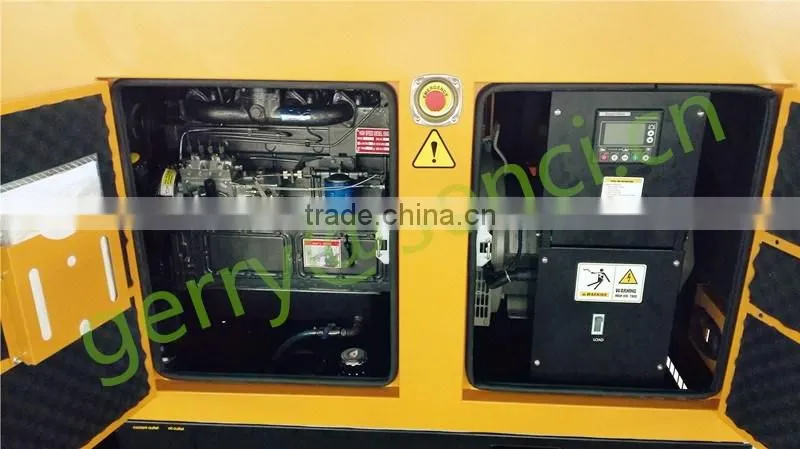 200KW emergency diesel generator silent type with ATS function