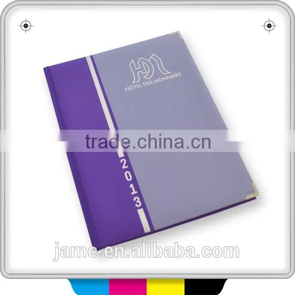 2014 new style sewing binding a3 hard cover book