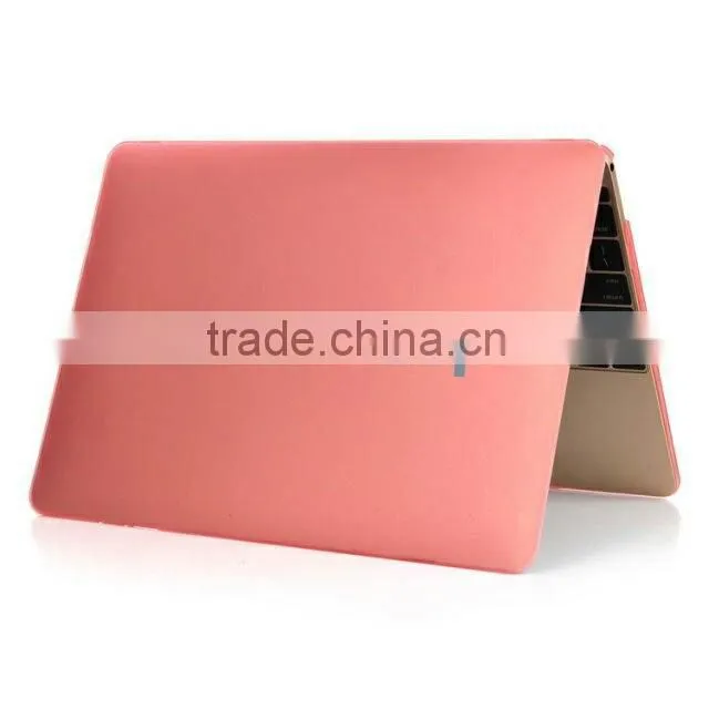 Wholesale Colored Plastic Hard Shell Case For 2015 MacBook 12 inch A1534 Pink