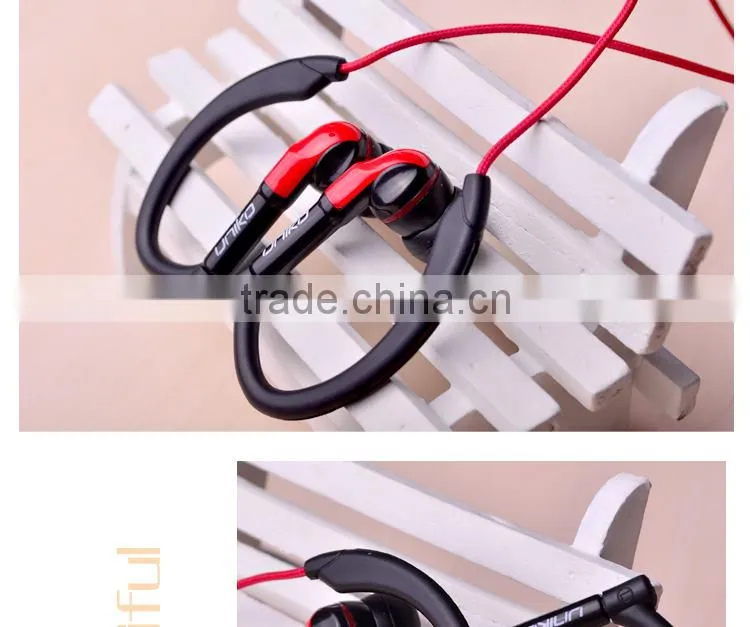 ULDUM sports factory price earhook sport earphone for mp3 mp4 earphone