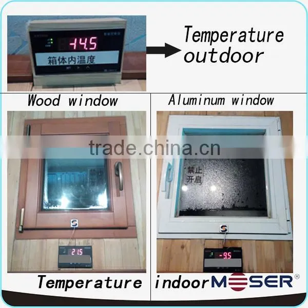 German wood double glazed inward swing window door design