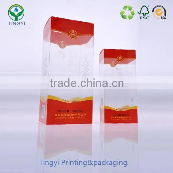 custom printing pet pp pvc boxes wholesale