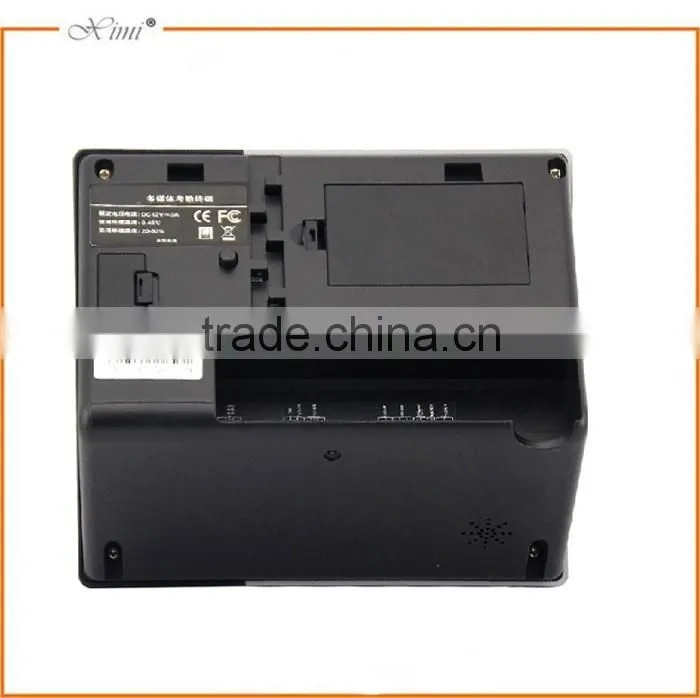 Face and card time attendance and access control with optional WIFI GPRS function and back up battery