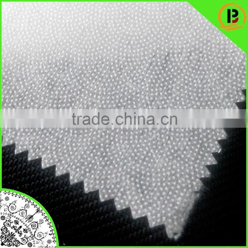 PES single dot adhesive non woven fabric Sector dot interlining fusible paste dot interlining