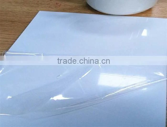 white color coated Polyester (PE) prepainted aluminum sheet for car