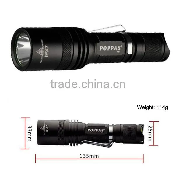 F17 XM-L T6 led Flashlight Torches for 18650 rechargeable battery flashlights and torches