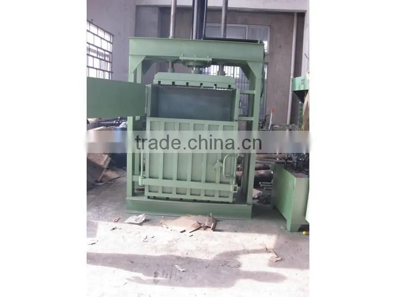 Vertical Waste Paper Scrap Bottle Cardboard Baler Machine for Sale