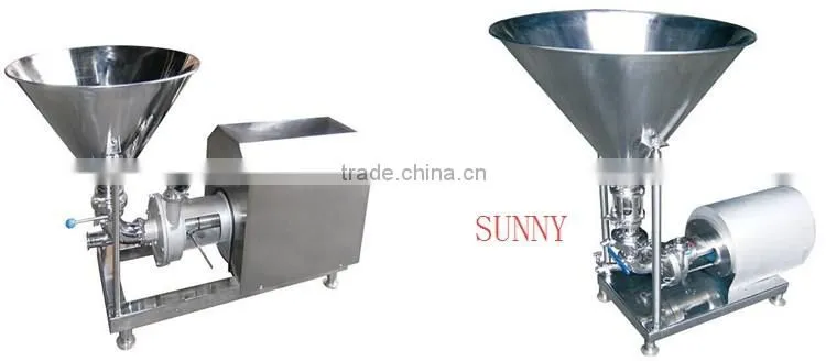 CE approve Inline Homogenizer With Hopper Design