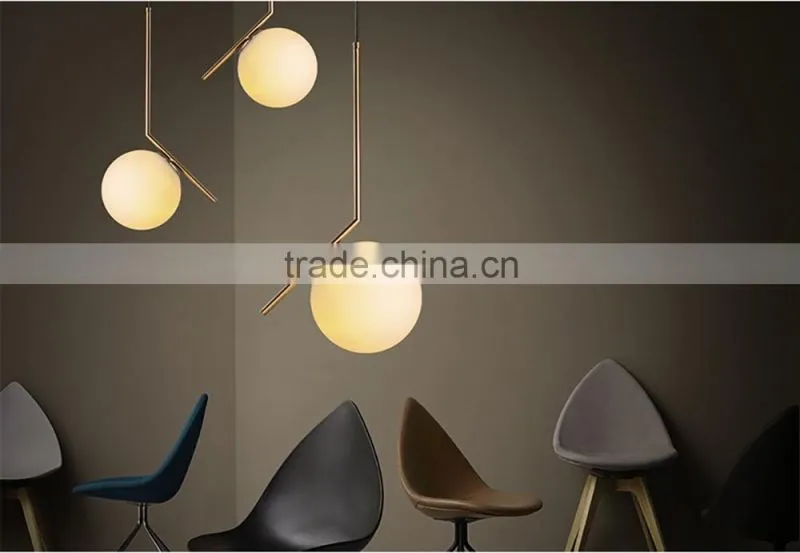 global round metal simple high quality chandelier ceiling lamp ceiling light