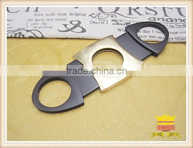 Gold cigar cutter, cigar scissors