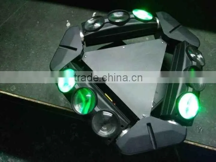 newest 9 eyes pixel 9x10w 4 in 1 led dmx spider led beam moving head dj lighting
