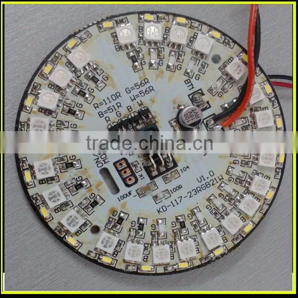 RGBW multi color LED light base for furniture