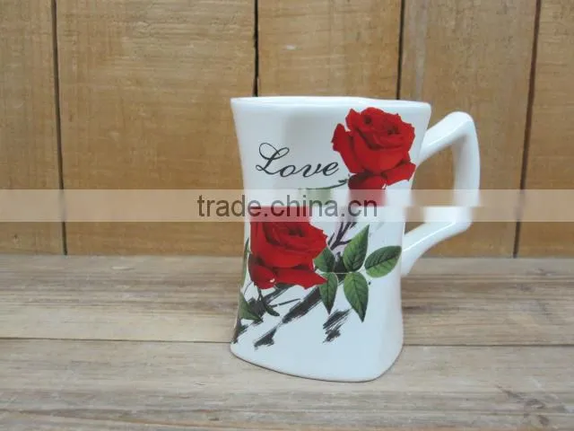 Hot Sell Ceramic Mug with Handle for Tea/ Coffee/ Milk