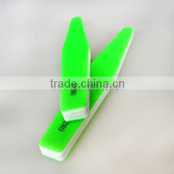 Korean quality custom personalized colorful double side nail file colorful sponge nail buffer manicure tools factory