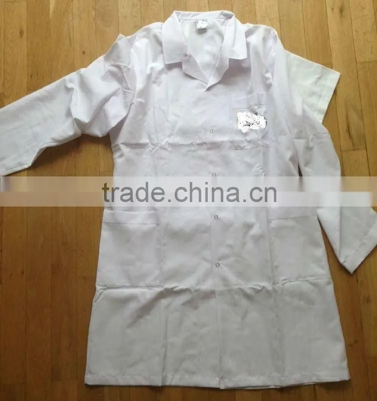 Fashionable hospital uniform designs /High Quality white Lab Coat with printing