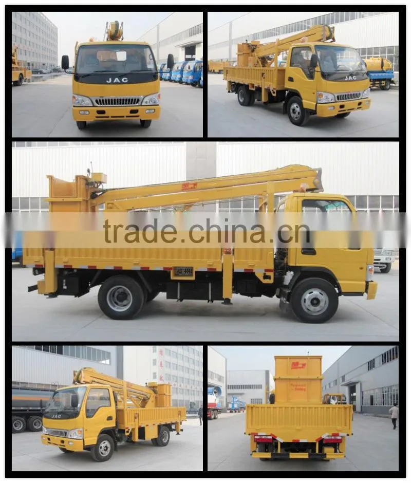 16m cherry picker, 20m tree pruning truck, jmc aerial platform truck