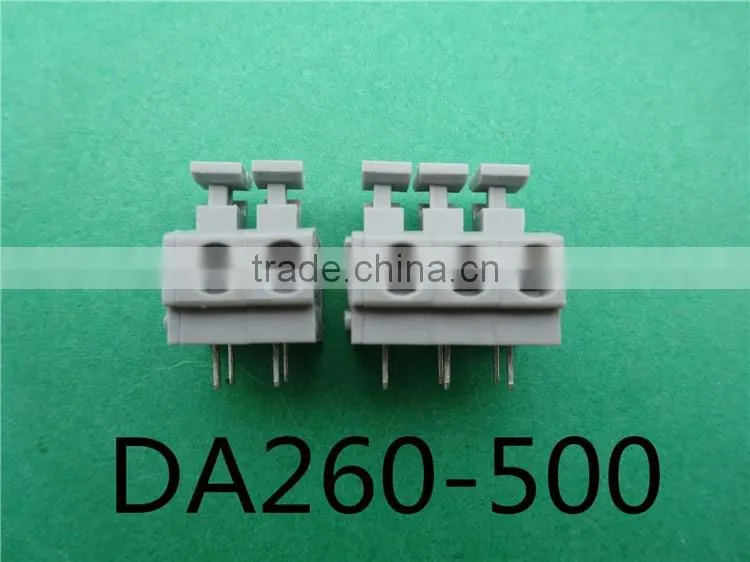 Factory price 4.00MM Germany terminal block with fast Surface Mount Pcb Terminal blocks with push-buttons