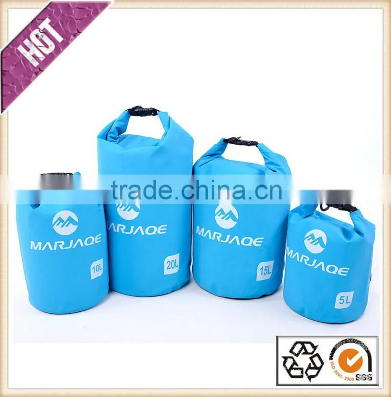 Chinese factory customized dry bag with shoulder straps for outdoor hiking