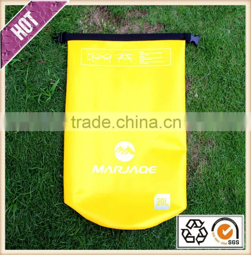 Chinese factory customize dry bag waterproof ocean with shoulder straps for outdoor hiking