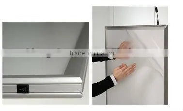 slim frame aluminium, Aluminium snapper frame,slim light box