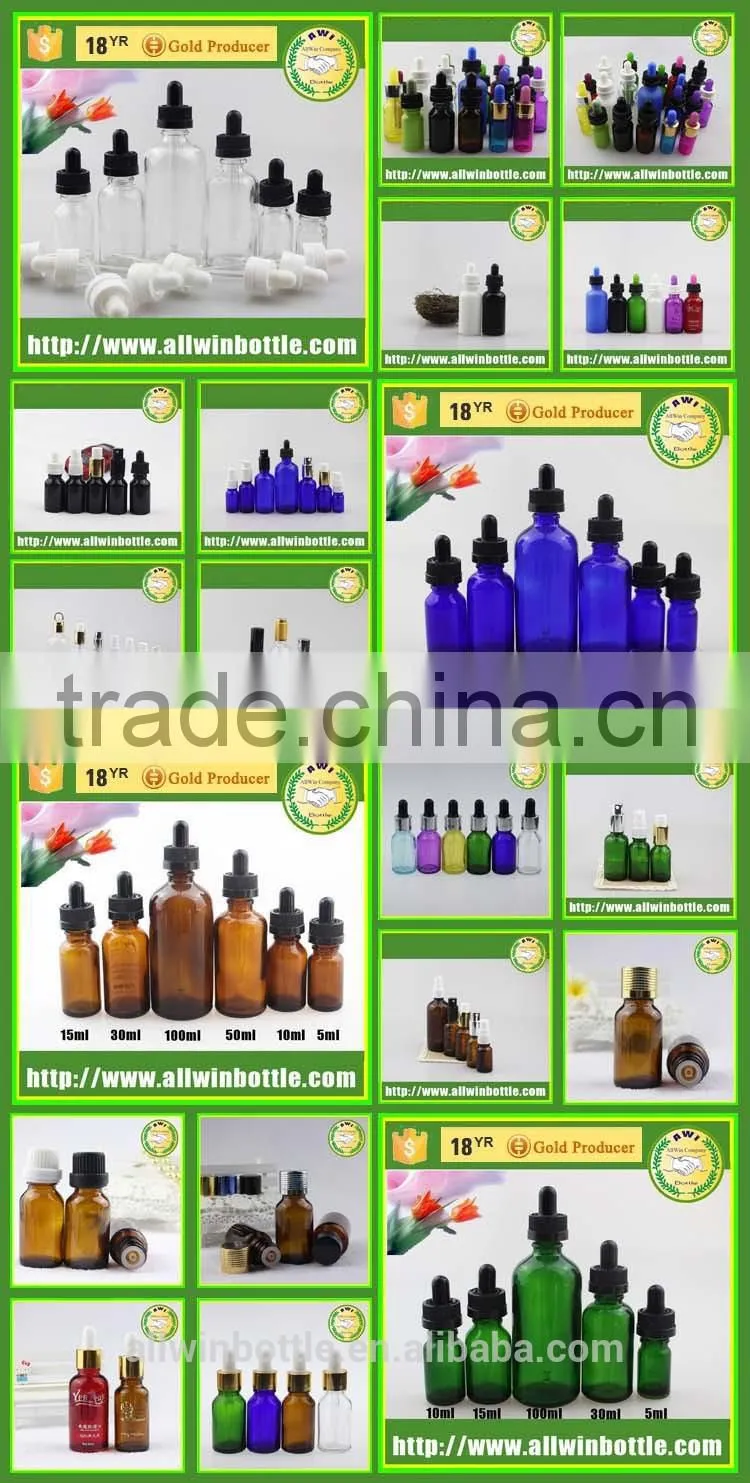 hot pack black glass spray bottle for cosmetic container