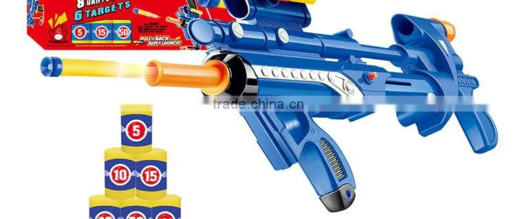 Interesting plastic toy guns with target for boys
