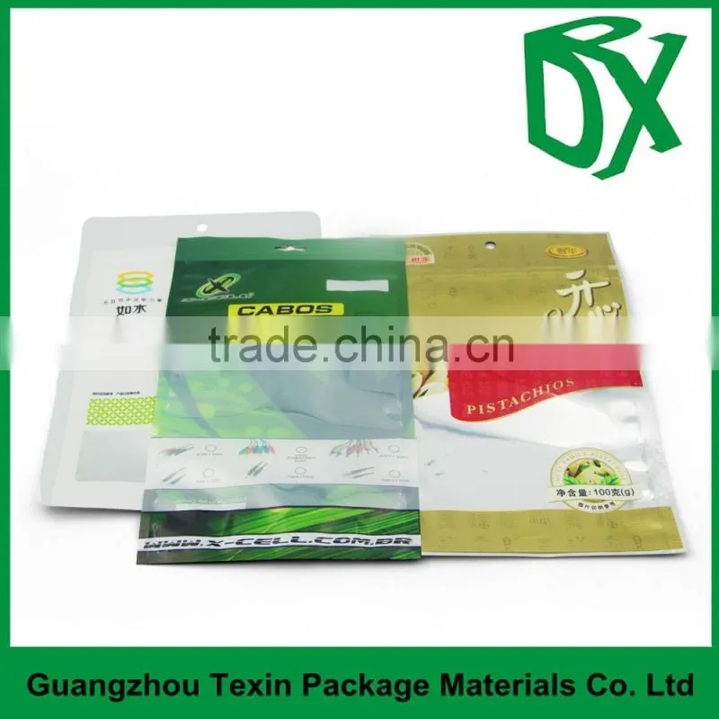 2015 new products customized printed stand up plastic baby food packaging pouch bag in facotry