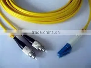 Yellow Color OM1 Fiber Optic Patch Cord With FC/LC Simplex Connector